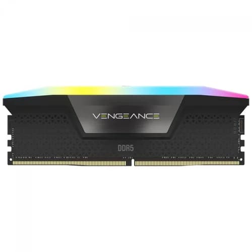 PENTE DE MEMORIA DDR5 16GB 6400MHZ BLACK RGB CORSAIR VENGEANCE CMH16GX5M2N6400C36