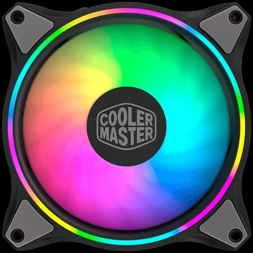 KIT COOLER MASTER HALO MF120 ARGB 120MM 3 UNIDADES PRETO