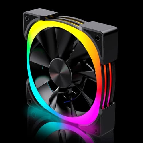FAN COOLER R5 JETTA REVERSE BLACK FORWARD PWM ARGB 120MM