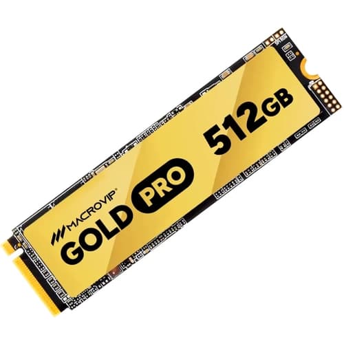 SSD M.2 NVME 500GB MACROVIP GOLD PRO LEITURA: 2.800MBPS / GRAVAÇÃO: 1.300MBPS
